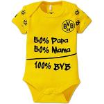 Borussia Dortmund Pelele 100 % BVB, Niños, Negro/Amarillo, 74/80