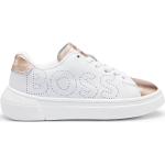 Zapatos deportivos blancos de cuero con logo HUGO BOSS BOSS talla 34 para mujer 