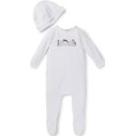 Pijamas infantiles blancos 6 meses para bebé 
