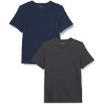 BOSS T-Shirt RN 3P CO Camiseta, 497 Open Blue, S (Pack de 3) para Hombre