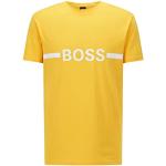 Camisetas amarillas de cuello redondo rebajadas con cuello redondo HUGO BOSS BOSS talla L para hombre 