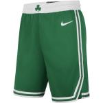 Pantalones cortos deportivos verdes de poliester Boston Celtics para hombre 