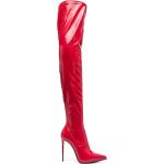 Botas altas rojas de goma LE SILLA talla 40,5 para mujer 