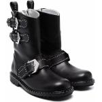 Botas negras de goma de piel  rebajadas con cremallera con logo Givenchy talla 30 para mujer 