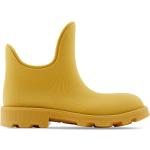 Botas amarillas de goma de agua  con logo Burberry talla 39 para hombre 