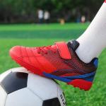 Zapatillas multicolor de tela de fútbol con cordones para hombre 