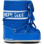 Botas planas azules neón de PVC con cordones con logo Moon Boot Icon talla 22 para mujer 