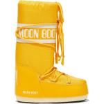 Botas amarillas de PVC de caña baja  con cordones con logo Moon Boot Icon talla 39 para mujer 