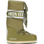 Botas verdes de PVC de caña baja  con cordones con logo Moon Boot Icon talla 39 para mujer 