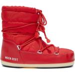 Botas planas rojas de PVC con cordones Moon Boot talla 39 para mujer 