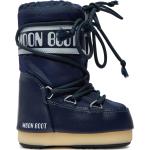Botas azul marino de cuero de piel  Moon Boot infantiles 