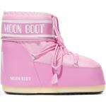Botas planas rosas de goma con cordones con logo Moon Boot talla 39 para mujer 