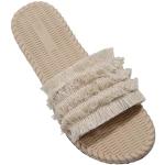Zapatillas BTT beige de cuero de invierno informales talla 41 para mujer 