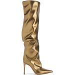Botas doradas de cuero de piel  rebajadas con tacón más de 9cm metálico GIUSEPPE ZANOTTI talla 39 para mujer 