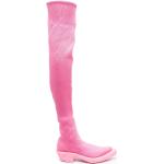 Botas rosas de goma de piel  con tacón cuadrado Camper CAMPERLAB talla 39 de materiales sostenibles para mujer 
