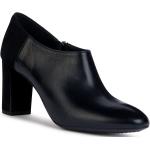 Zapatos negros de cuero de tacón rebajados Geox talla 40 para mujer 