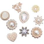 Accesorios de perlas de moda  floreados con perlas talla M 