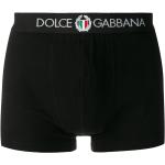 Calzoncillos bóxer negros de algodón con logo Dolce & Gabbana para hombre 