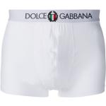 Calzoncillos bóxer blancos de algodón con logo Dolce & Gabbana para hombre 