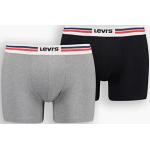 Bóxer de deporte Levi's® con logotipo paquete de 2 Multicolor / Middle Grey Melange