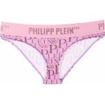 Bragas rosas de algodón con logo Philipp Plein para mujer 