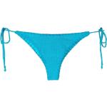 Bragas de bikini azules celeste de poliamida rebajadas con logo MC2 SAINT BARTH con lazo talla L para mujer 