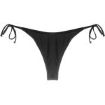 Bragas de bikini negras de poliamida rebajadas con logo MOSCHINO con lazo talla XXS para mujer 