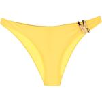 Bragas de bikini amarillas de poliamida rebajadas con logo MOSCHINO talla XS para mujer 