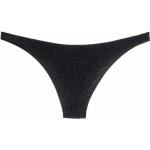 Bragas de bikini negras de poliamida metálico con purpurina talla XL para mujer 