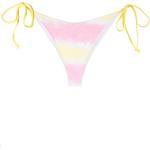 Bragas de bikini amarillas de poliamida con logo MC2 SAINT BARTH con lazo talla L para mujer 