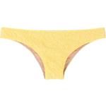 Bragas de bikini amarillas de poliamida para mujer 