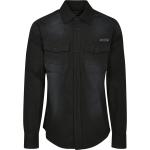 Camisas negras de denim tallas grandes con logo Brandit Hardee talla 3XL para hombre 