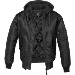 Brandit MA1 Sweat Chaqueta con capucha, negro, tamaño 5XL