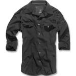 Camisas negras de cuero rebajadas tallas grandes vintage con logo Brandit talla XXL para hombre 