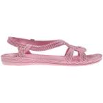 Sandalias rosas de goma de tiras rebajadas Brasileras para mujer 