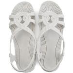 Sandalias blancas de goma de tiras rebajadas Brasileras para mujer 