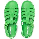 Sandalias verdes de PVC rebajadas de verano Brasileras para mujer 