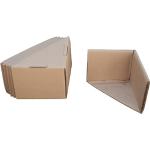 Cajas marrones de cartón de almacenamiento industriales Bricor 
