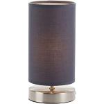 BRILLIANT lamp Clarie lámpara de mesa hierro/gris | 1x D45, E14, 40W, adecuado para lámparas de caída (no incluidas) | Escala A ++ a E | Con interruptor de cable