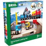 BRIO - Set Circuito de Tren y Carretera con cantera (33210)