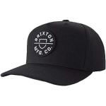 Gorras negras de béisbol  vintage con logo Brixton Talla Única para mujer 