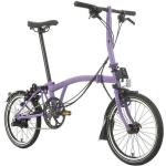 Bicicletas paseo lila plegables Brompton 