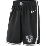 Pantalones cortos deportivos negros de poliester Brooklyn Nets Nike de materiales sostenibles para hombre 