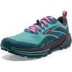Brooks Cascadia 16, Zapatillas para correr Mujer, Azul (Porcelain Blue Coral Pink), 38.5 EU Estrecho