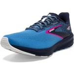 Brooks Launch 10, Running Shoe Mujer, Peacoat/Marina Blue/Pink GLO, 38.5 EU