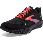 Brooks Launch 9, Zapatillas para correr Mujer, Negro Black Coral Purple, 35.5 EU