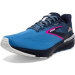 Brooks Launch GTS 10, Running Shoe Mujer, Peacoat/Marina Blue/Pink GLO, 40.5 EU