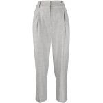 Pantalones ajustados grises de poliamida rebajados BRUNELLO CUCINELLI talla L para mujer 