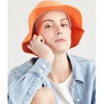 Sombreros naranja de algodón con logo LEVI´S talla L para mujer 