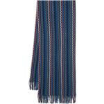 Pañuelos Estampados azul marino de lana rebajados de punto Missoni Talla Única para hombre 
